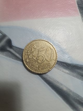 Moneda 50 centimos Grecia 2002