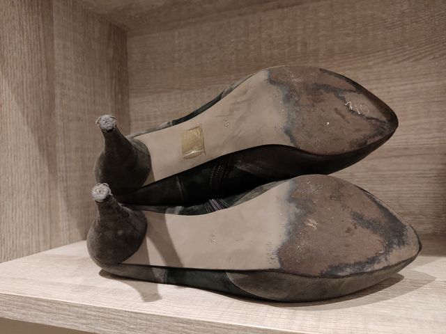 Zapatos abotinados T.39