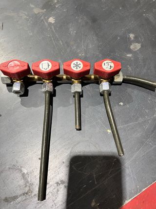 Valvula llave corte gas autocaravana 