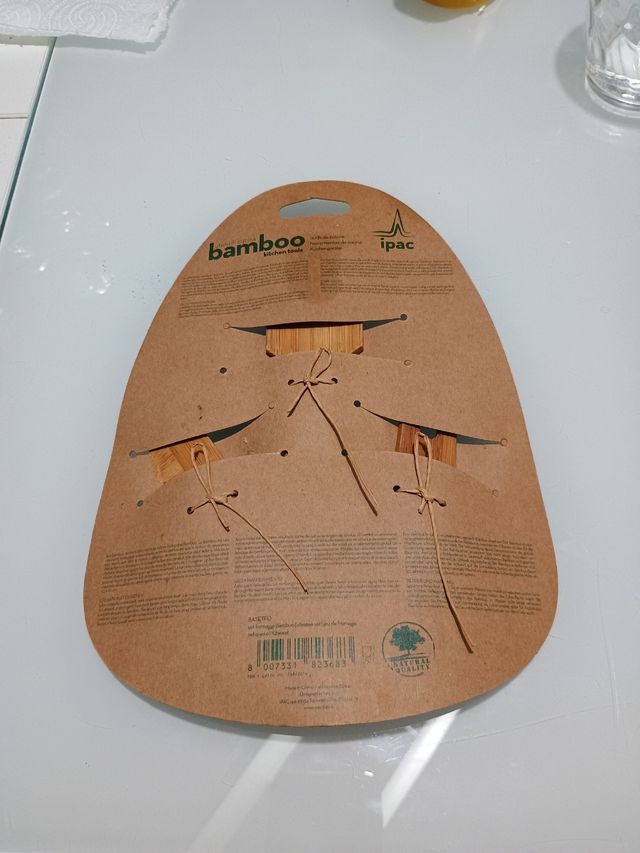 Set formaggio in bamboo