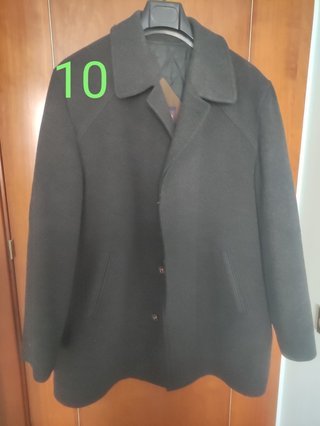 9 Traje hombre, 1 abrigo