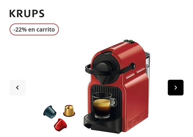 Cafetera Nespresso nueva con caja