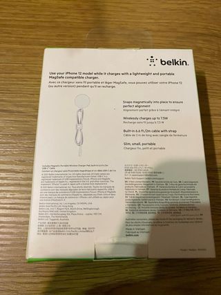 Cargador inalambrico Belkin Iphone 12