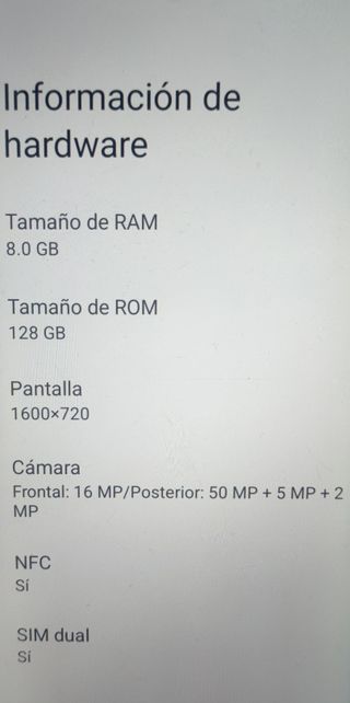 Móvil Motorola g23 8GB 128GB