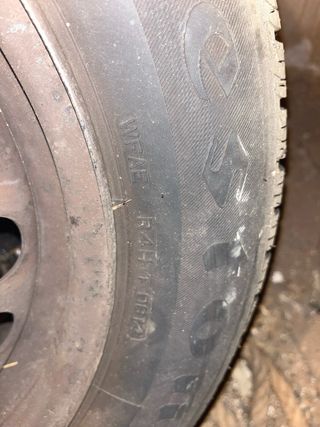 Ruedas 195/65 R15 montadas megane 3