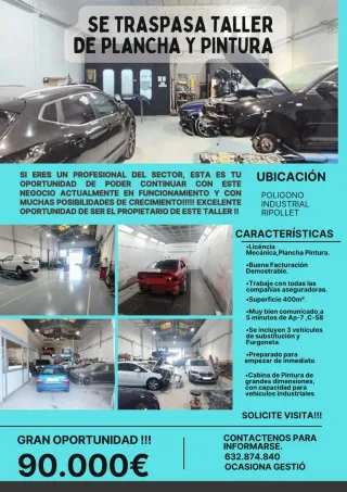 TRASPASO TALLER MECANICA CHAPA PINTURA