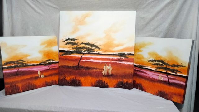 Dipinti su tela (Trittico) Le 3 X 35€.