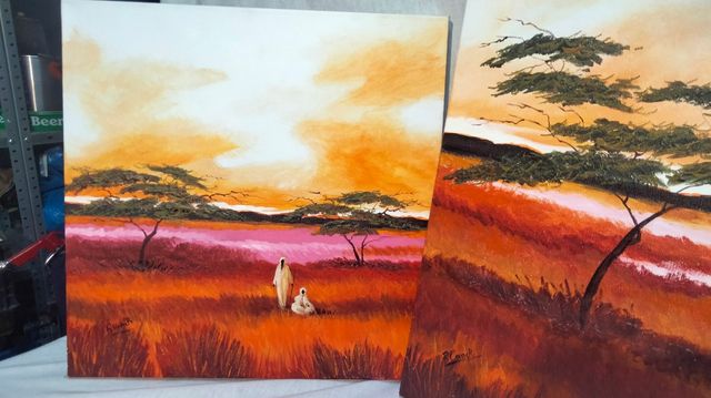 Dipinti su tela (Trittico) Le 3 X 35€.