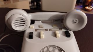 Telefono vintage in bachelite anni 60/70