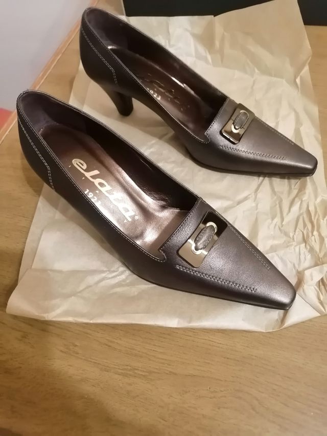 Scarpe décolleté donna in pelle Marca Elata 1923