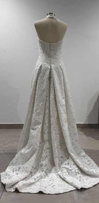 Vestido de novia brocado talla 380