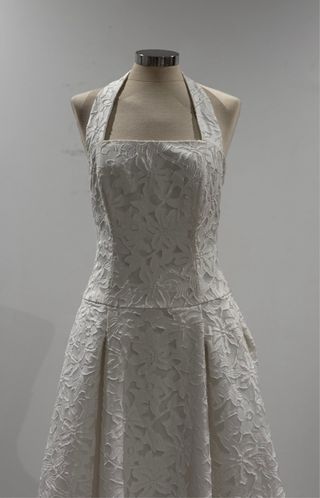 Vestido de novia brocado talla 380