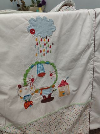 Juego edredón para cuna bb