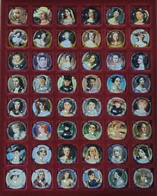 48 placas cava - Mujeres en el Arte