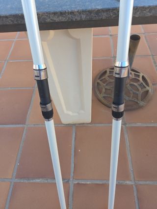 2 cañas de pescar