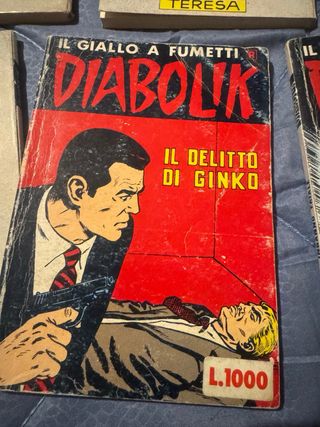 8 fumetti Diabolik anni ‘80