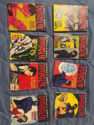 8 fumetti Diabolik anni ‘80
