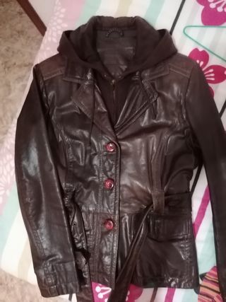 Chaqueta cuero mujer