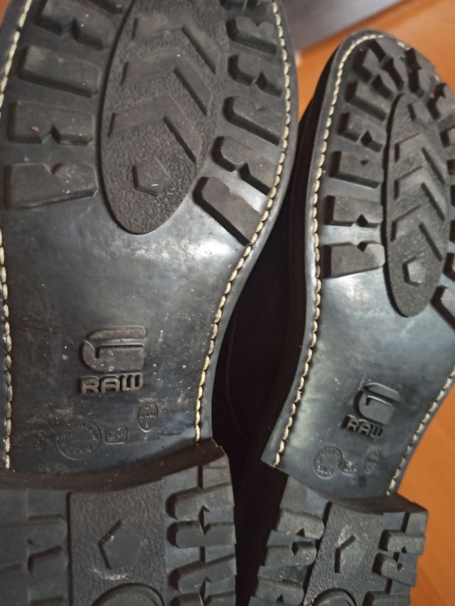 Botas negras de cuero G-Star