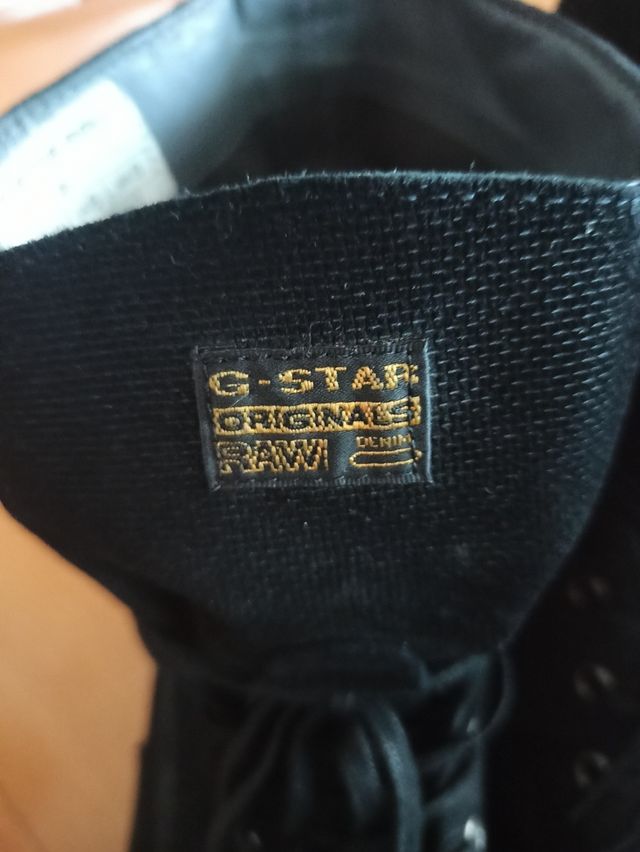 Botas negras de cuero G-Star