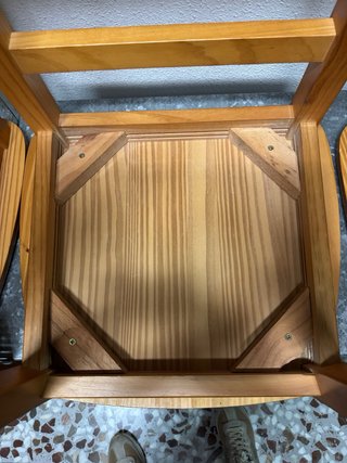6 Sillas comedor de pino macizas