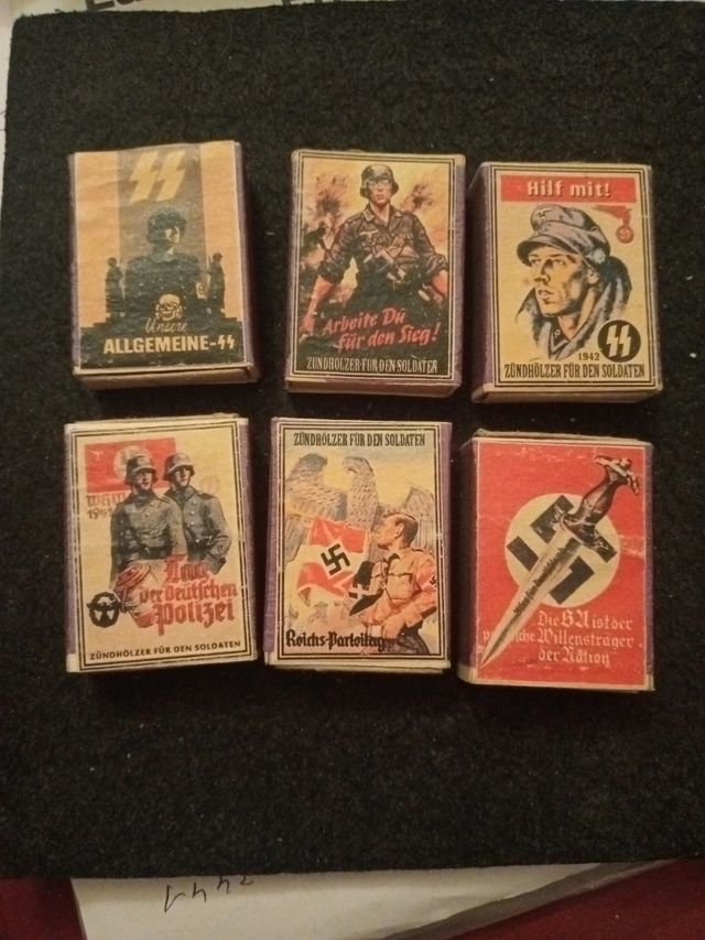 Cerillas Alemania SS ww2.