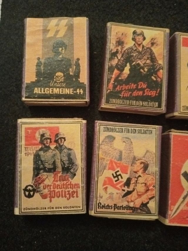 Cerillas Alemania SS ww2.