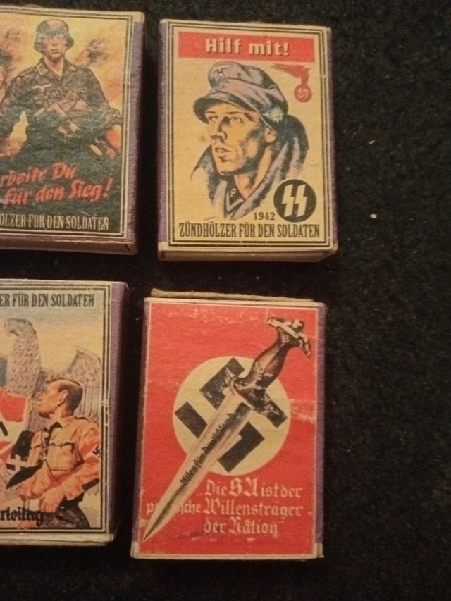 Cerillas Alemania SS ww2.