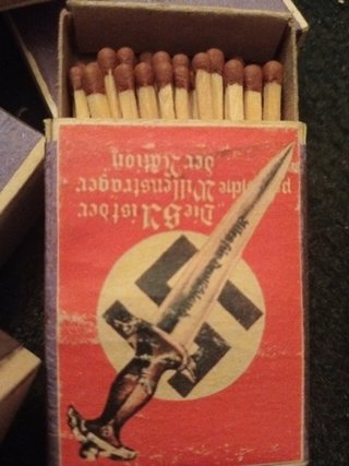 Cerillas Alemania SS ww2.