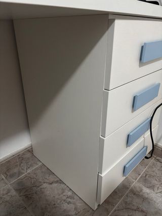 Cajonera madera blanca