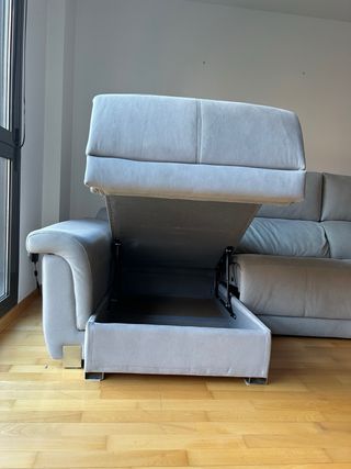 Sofa chaise longue electrico.