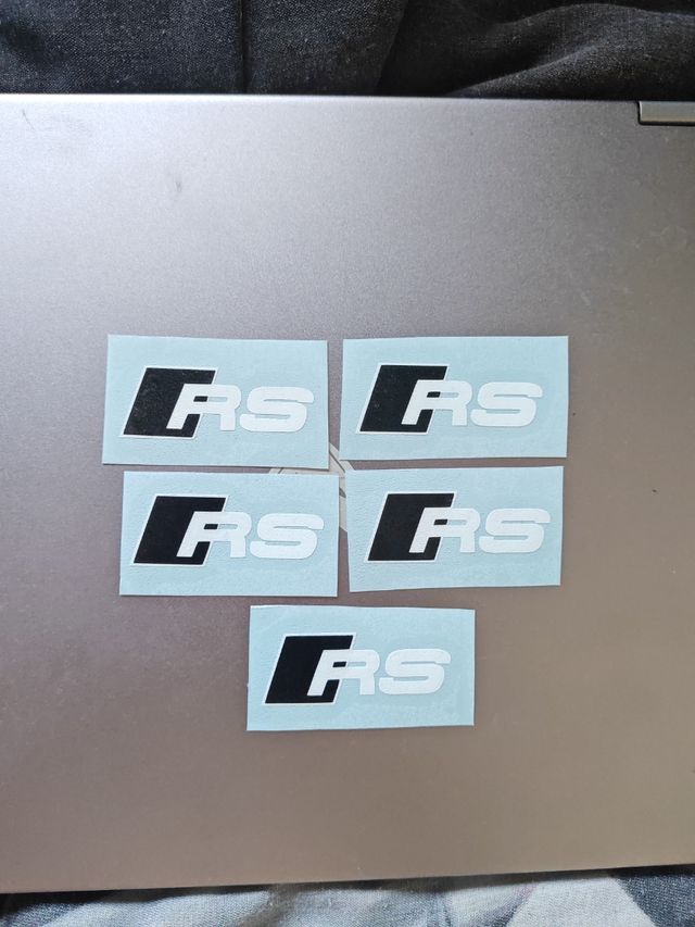 4 Pegatinas de vinilo de corte para coche