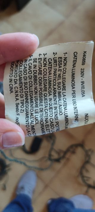 Catena Luce intermittente di Natale