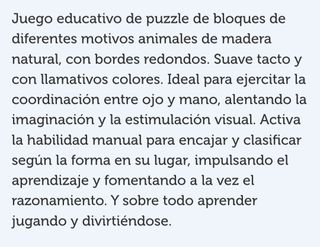 Puzzle madera +2 años