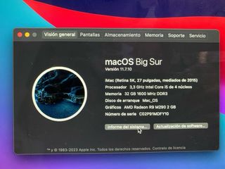 Apple iMac 27” medianos 2015
