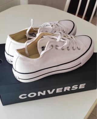 Converse Plataforma Blancas