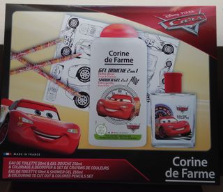 Conjunto gel banho + eau de toilette do Cars