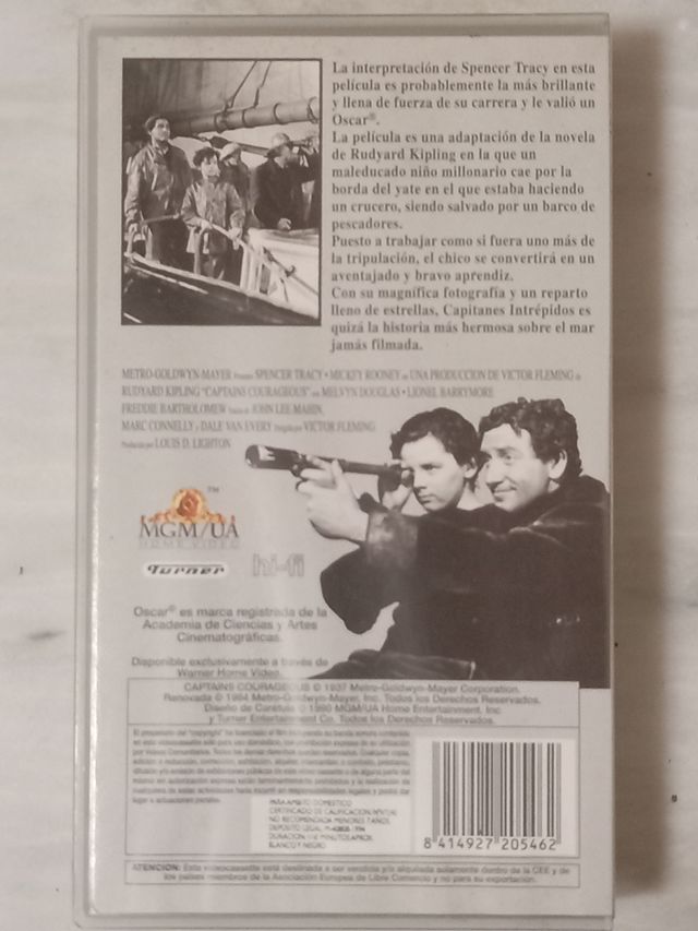 Capitanes Intrépidos VHS
