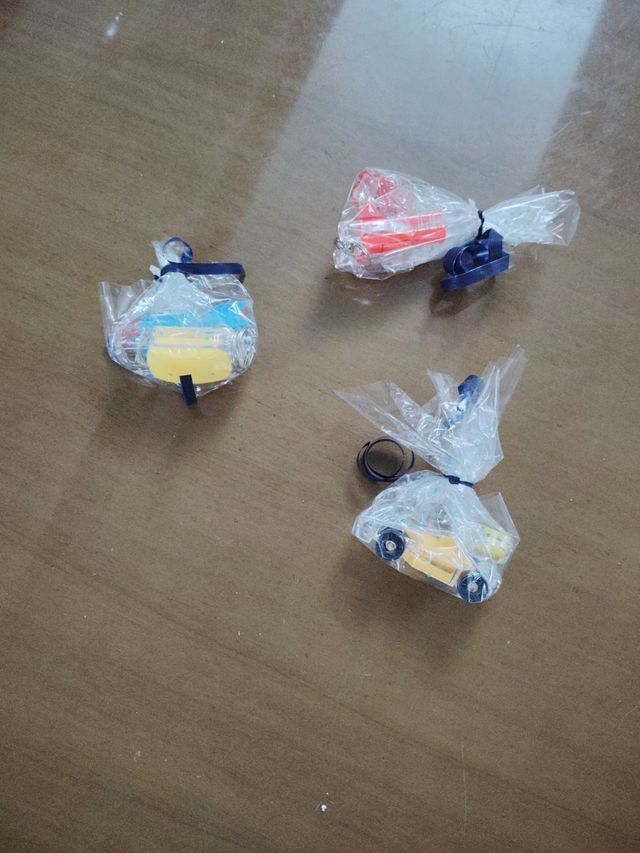 Juguetes pequeños con luces