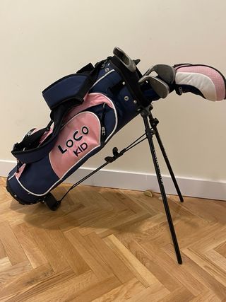 Palos de golf rosas niña 6 - 8 años