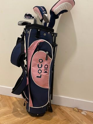 Palos de golf rosas niña 6 - 8 años