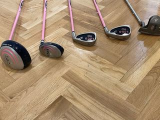 Palos de golf rosas niña 6 - 8 años