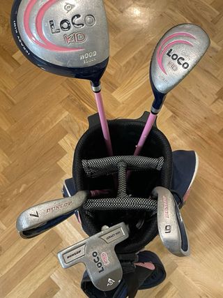 Palos de golf rosas niña 6 - 8 años