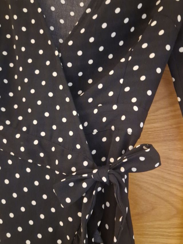 Vestido lunares Bershka