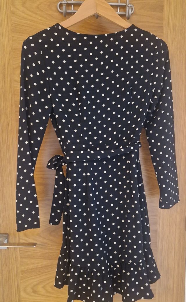 Vestido lunares Bershka