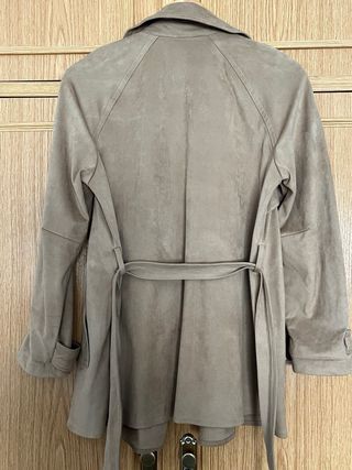 Chaqueta antelina Zara