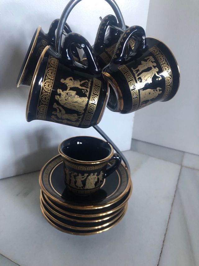 Juego de tazas Griegas