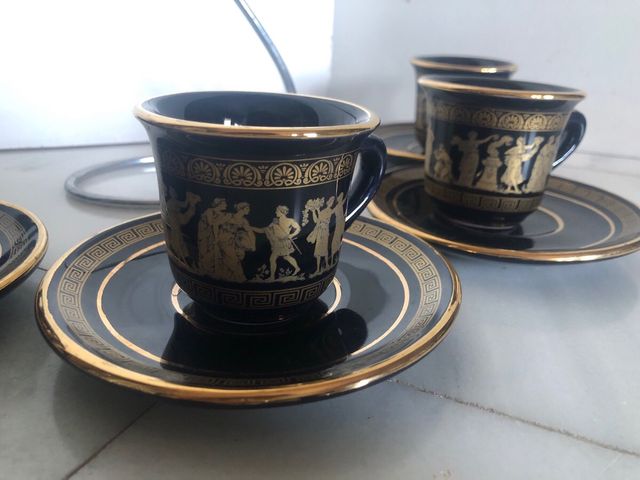 Juego de tazas Griegas