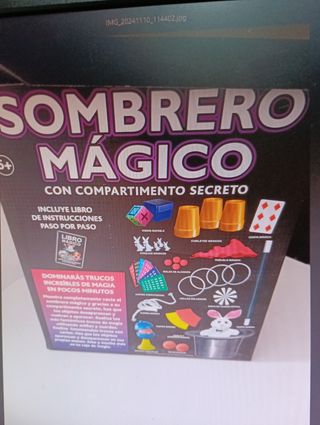 Juego de magia sombrero mágico