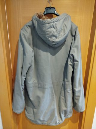 Parka verde forrada